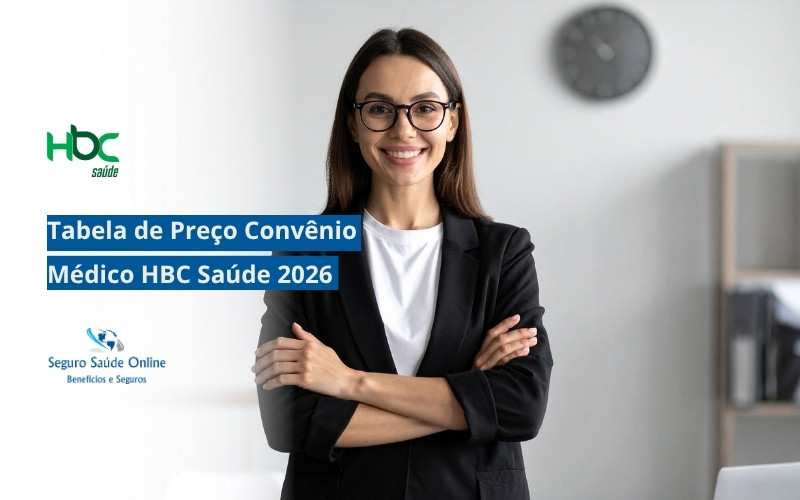 Tabela de Preços do Convênio Médico HBC Saúde 2026