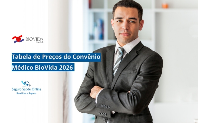Tabela de Preço Convênio Médico BioVida 2026