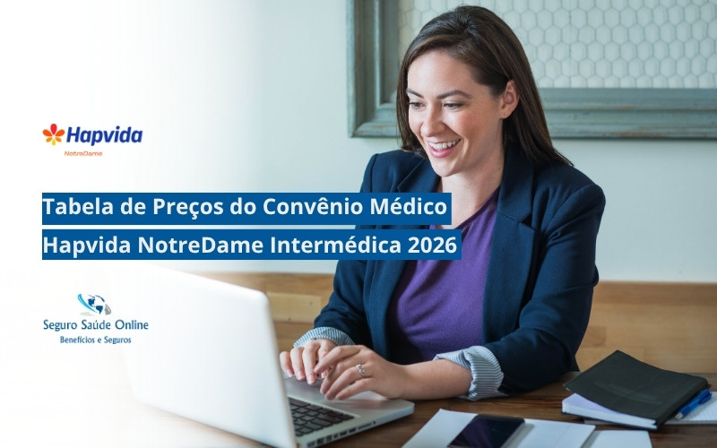 Tabela de Preços do Convênio Médico Hapvida NotreDame Intermédica 2026