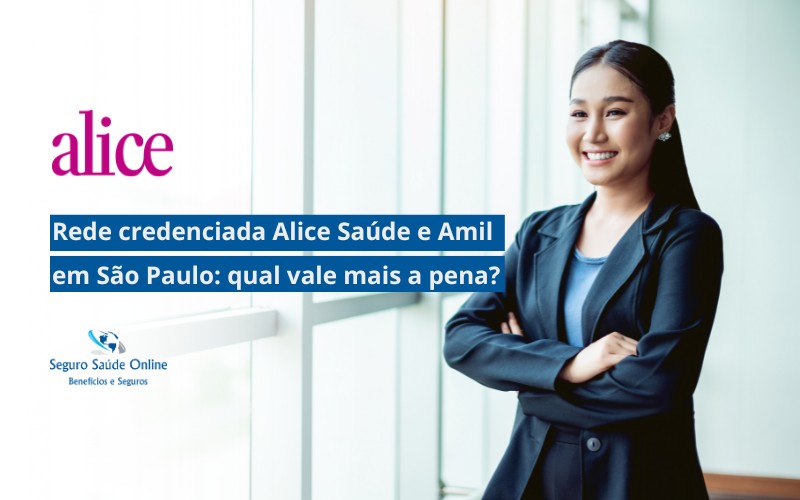 rede credenciada Alice Saúde e Amil em São Paulo
