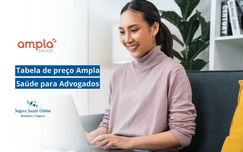 Tabela de Preço Ampla Saúde para Advogados